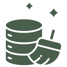 An icon of a green battery with a plus sign and sparkles representing charging or power.